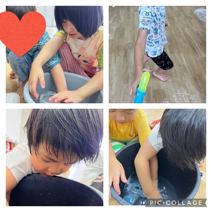 nijico藤沢/水💧&氷🧊遊びをしました♪
