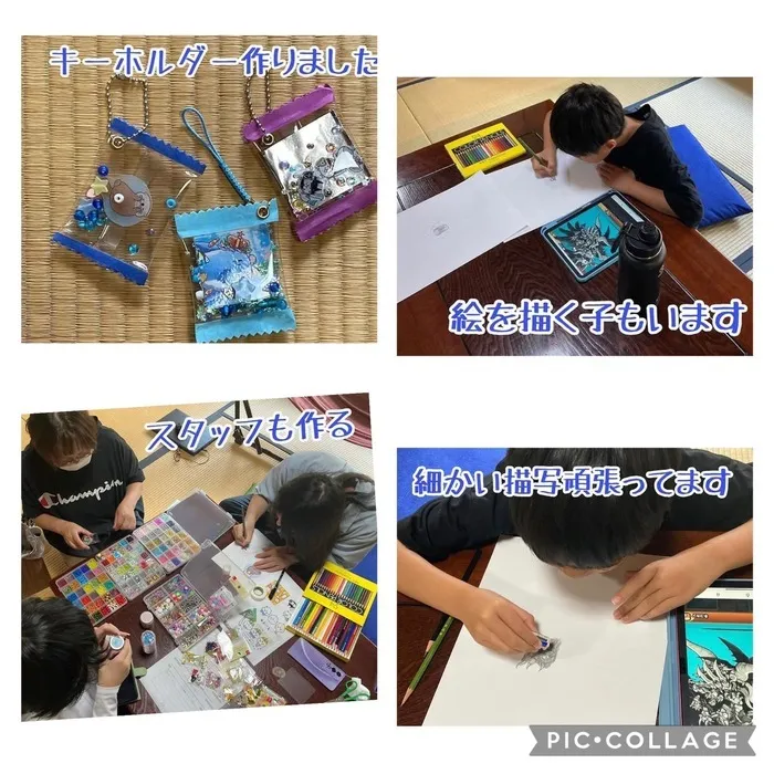 不登校対応！キミノみらいテラス/工作イベントの日！キャンディバッグキーホルダー作り♪