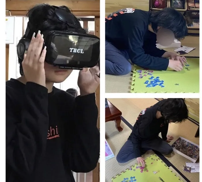不登校対応！キミノみらいテラス/パズルとVRゴーグルの寄付をいただきました！