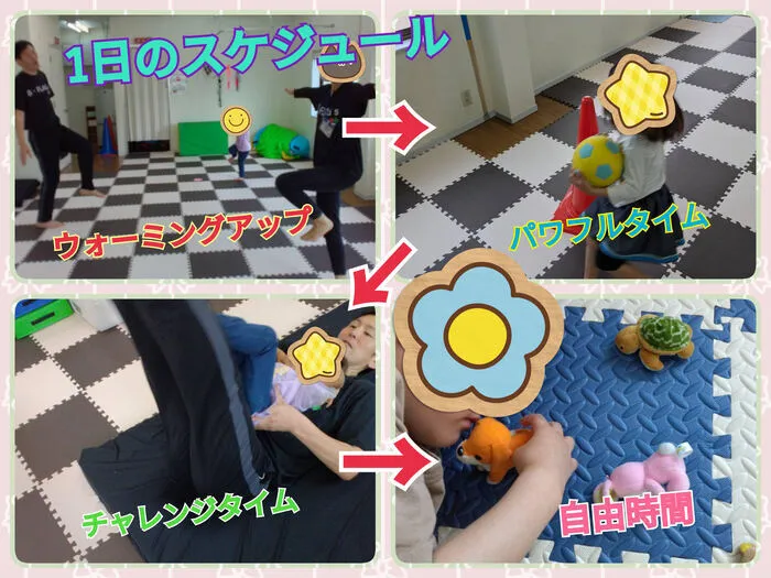 中川区で最も広い！！放課後等デイサービス　ビー・フラッグス（運動療育）/ビー・フラッグスの1日のスケジュール☆
