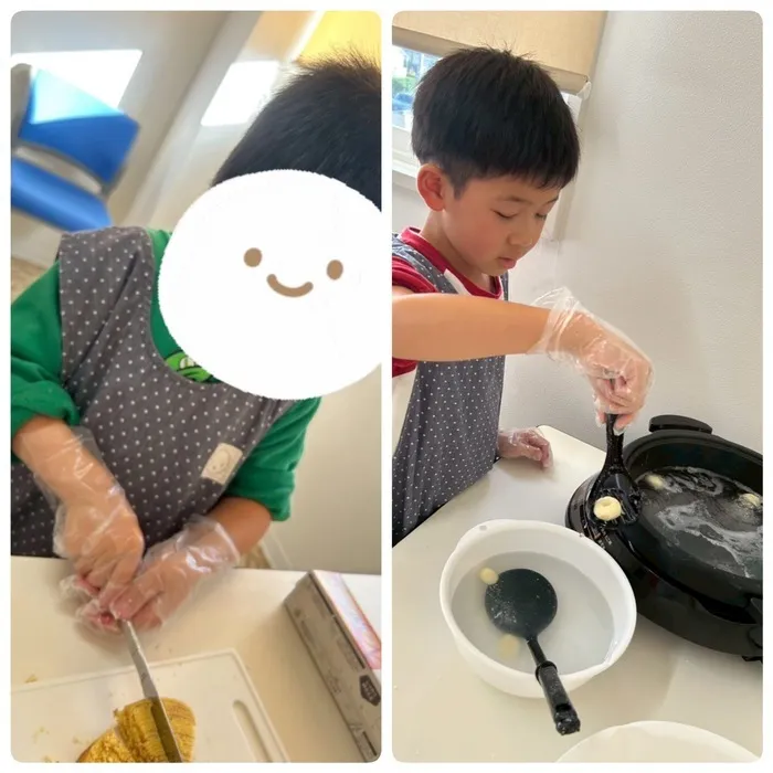 放課後等デイサービス　キラキラ沖野/白玉パフェ作り🍡