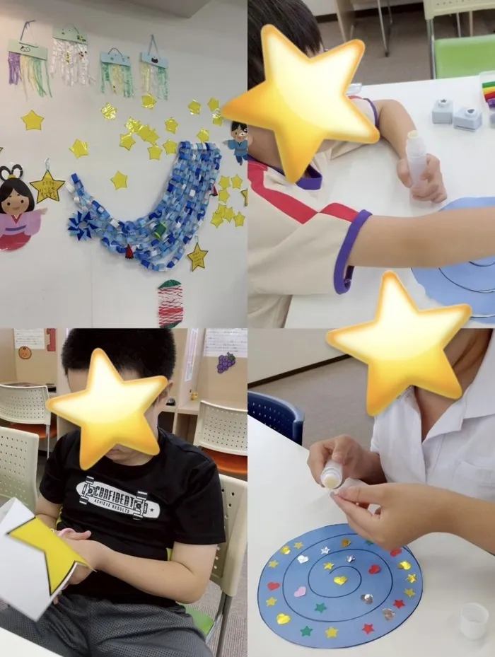 ミライク 九条駅前教室/七夕制作をしました🎋