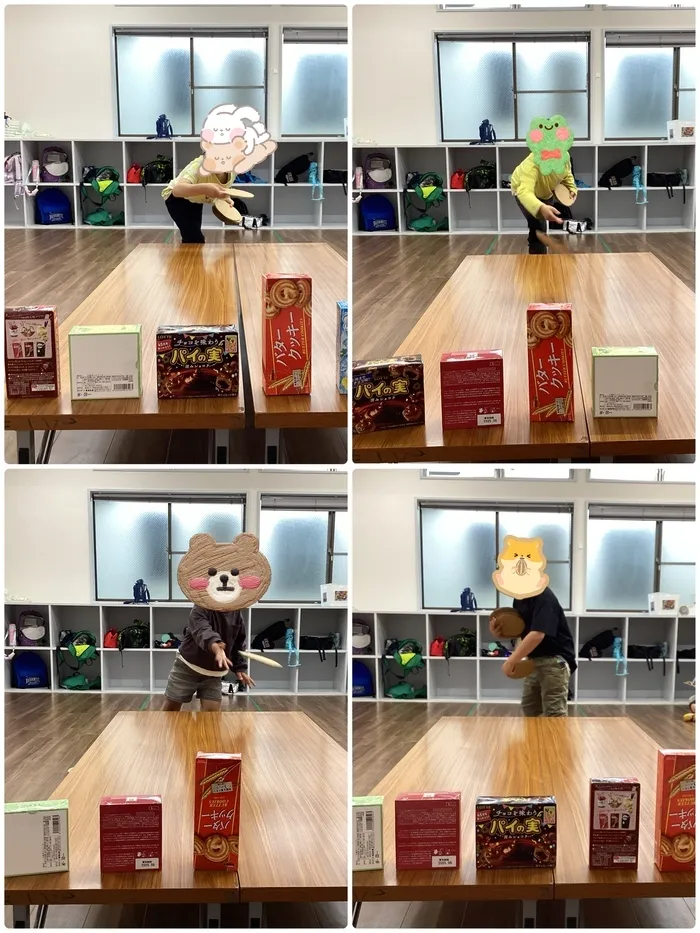 わくわくハウス 運動伊奈北校/【わくわくハウス 運動伊奈北校🌹】ダンボールフリスビー🥏