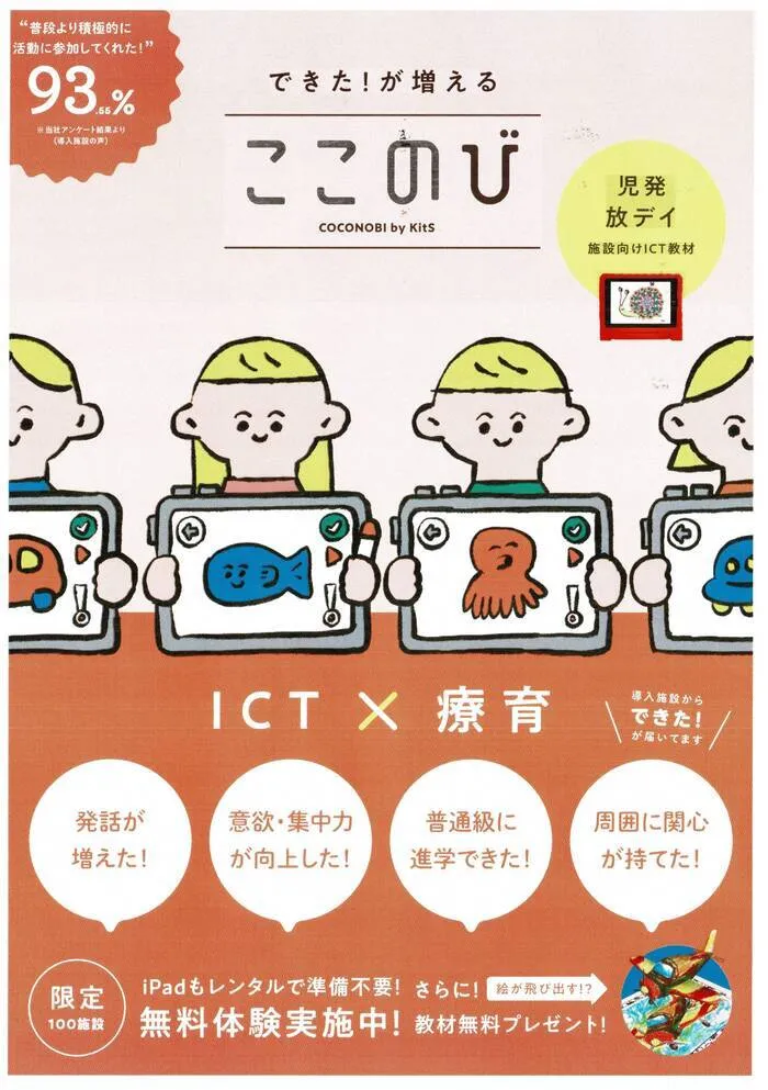 多機能型通所事業所　AKU-SYU/ICT療育を導入します