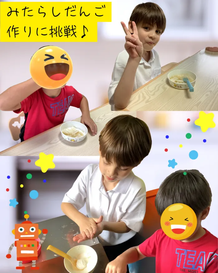 ナイストライ/🍡【もちもち最高！米粉でみたらしだんご作り】🍡