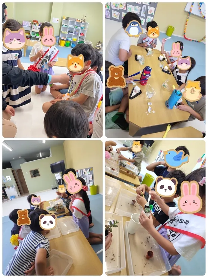 放課後等デイサービスまお/お誕生日会🎂と多肉植物ポット作り🪴をしました❗️