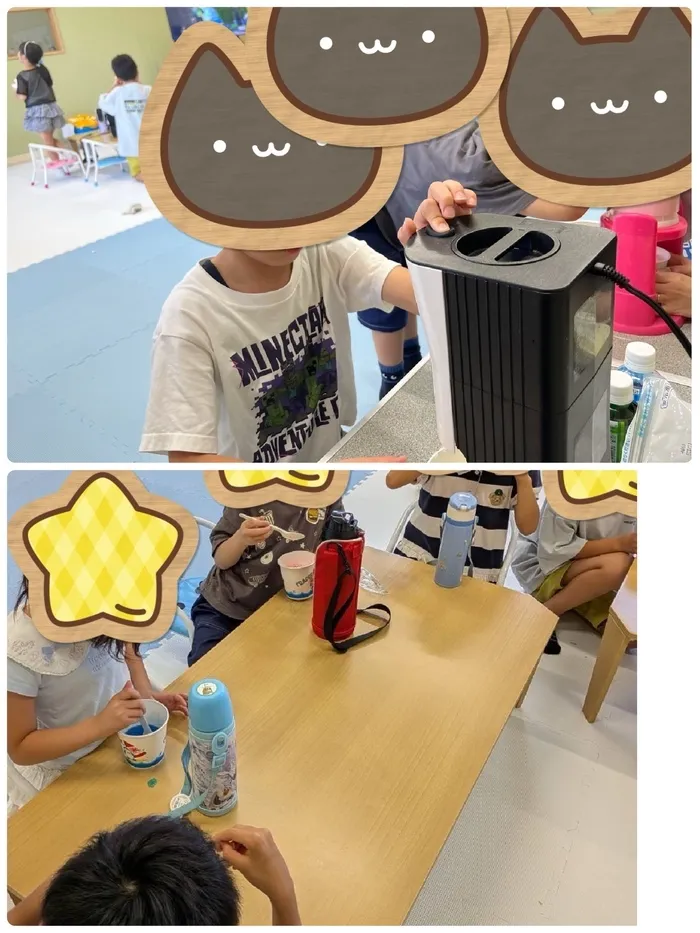 放課後等デイサービスまお/かき氷を作りました🍧