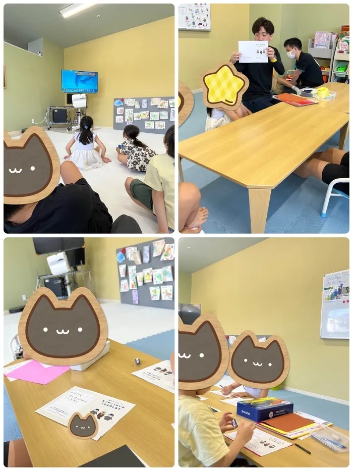 放課後等デイサービスまお/水族館のしおりを作りました📓