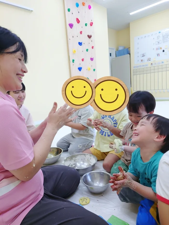 個別療育のゆめラボ矢野南教室/小麦粉粘土😊✨️