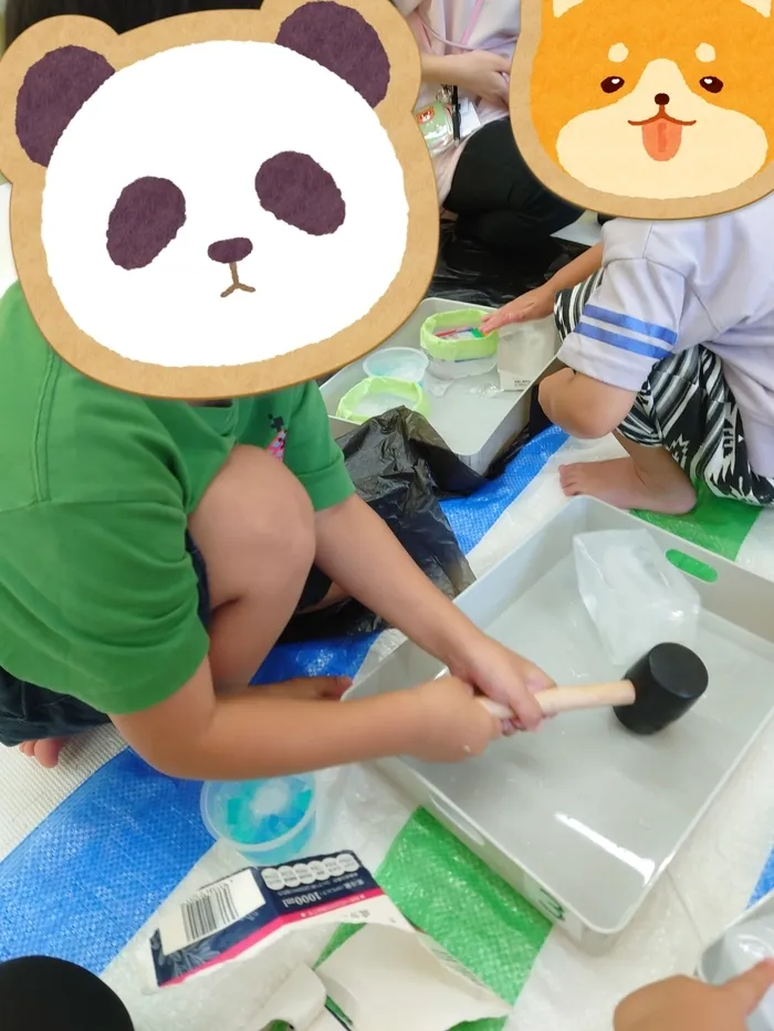 個別療育のゆめラボ矢野南教室/冷たくてきもちいー😆✨