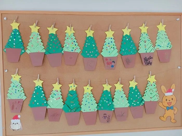 児童発達支援・放課後等デイサービス Knop/12月製作『クリスマスツリー』