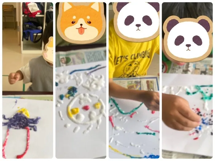 放課後等デイサービス　やどり木光が丘店/塩が織りなす魔法！ソルトアートで色の実験🎨