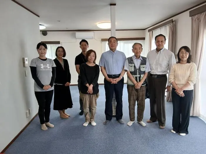  ペンギンのあしあと　池の上/白井市長がいらっしゃいました！