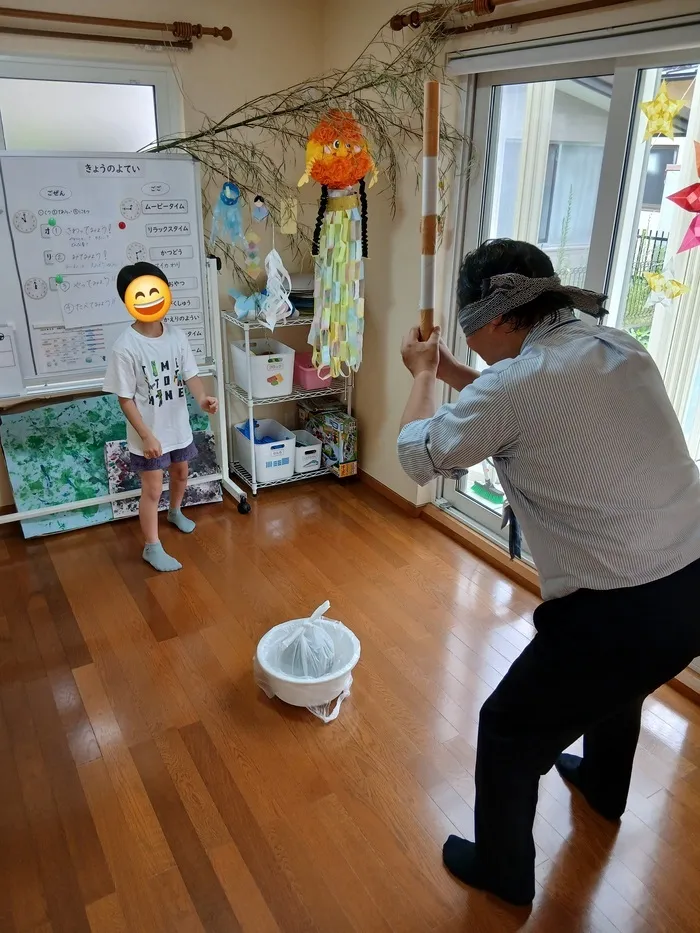 放課後等デイサービス　ココカラLIFE泉中央教室/スイカ割り🍉
