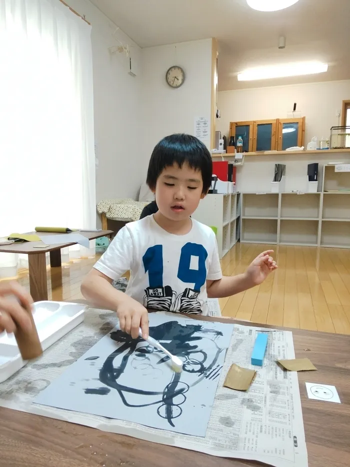 放課後等デイサービス　オルカ/活動「ぴか文字」
