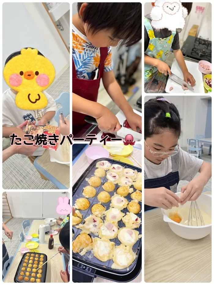 放課後等デイサービス　COLLE COLOR +/たこ焼きパーティー🐙