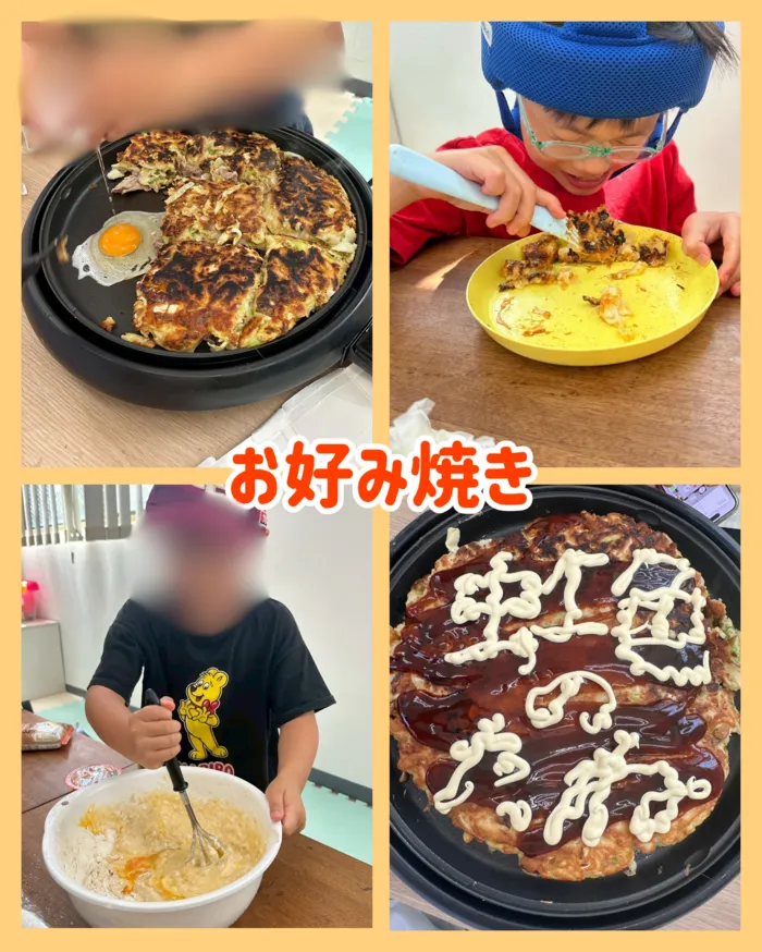 虹色のたね　台原/お好み焼きクッキング