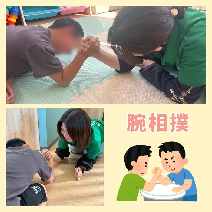 虹色のたね　台原/腕相撲💪
