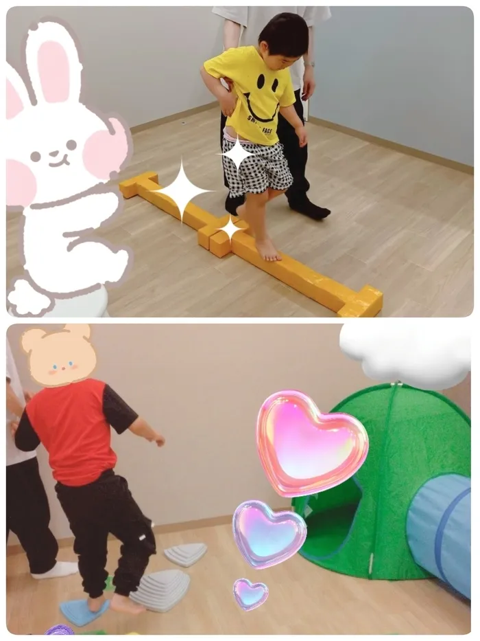 【5/1OPEN!】音楽療育特化♪児童発達支援『みると』☆ご見学・ご面談受付中☆/理学療法士による運動療育💪✨平均台・バランスストーン