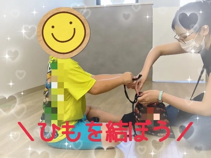 個別療育特化型☆放課後等デイサービス☆みると＋☆【個別子育て相談も受け付けてます♪】/【療育紹介】ひもを結ぼう🌈