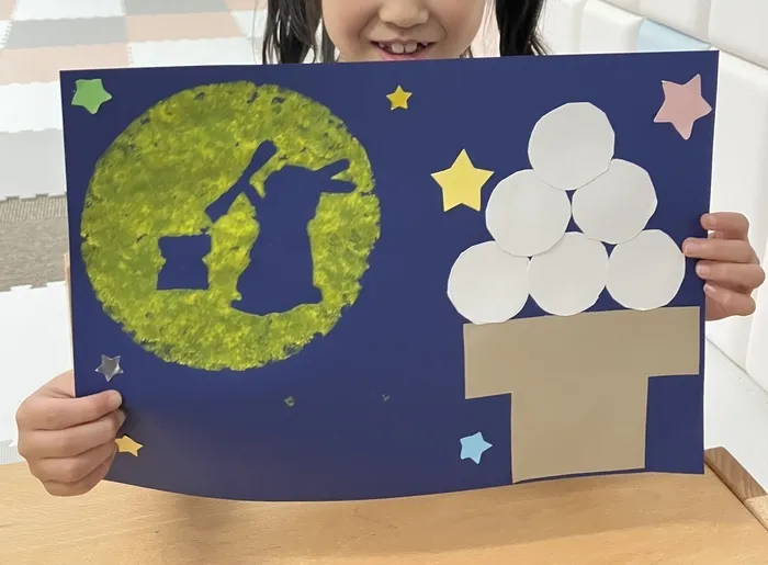 こどもはうすたんぽぽ/9月製作🌕
