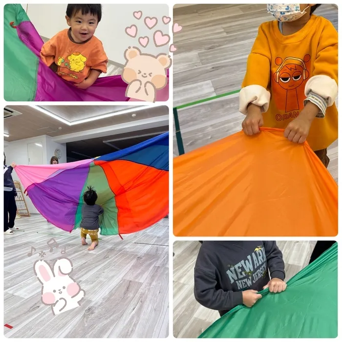 平日・土日祝も空きあり◎5年以上の経験のある保育士による個別療育・集団療育を実施！【uni muni（ゆにむに）】/【ゆにむに】音楽療育パラバルーン🎈