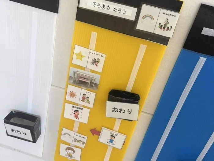 ことばの教室そらまめキッズいずみ/構造化　スケジュール編