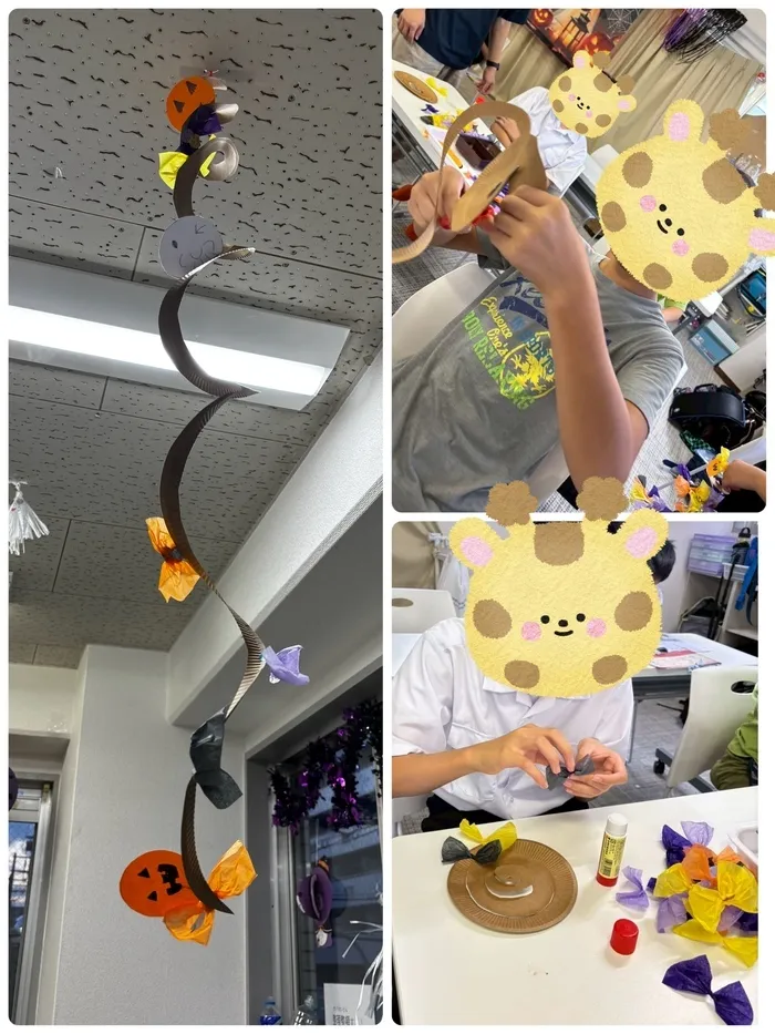 きりんのあくび life ふせ/🎃ハロウィンモビール作り🍭