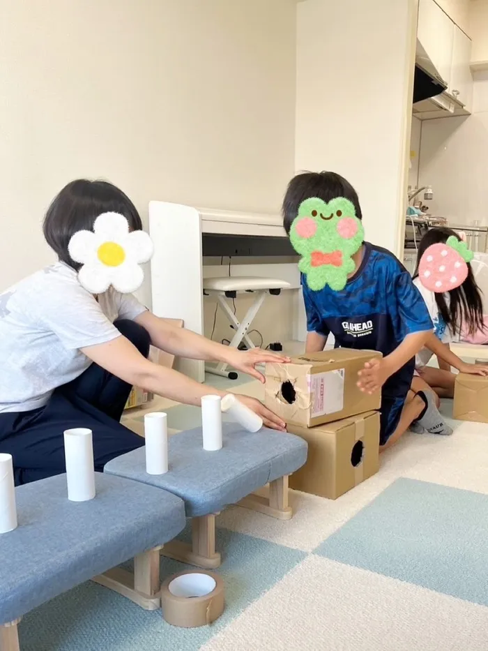 ポコロコnino/実験：空気砲で遊ぼう