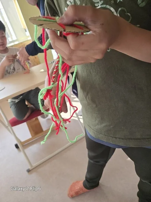 ミサンガ作り