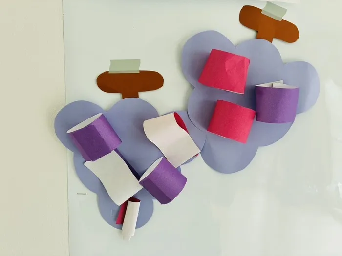 さんりんしゃ/折り紙ぶどうで秋の味覚を楽しもう