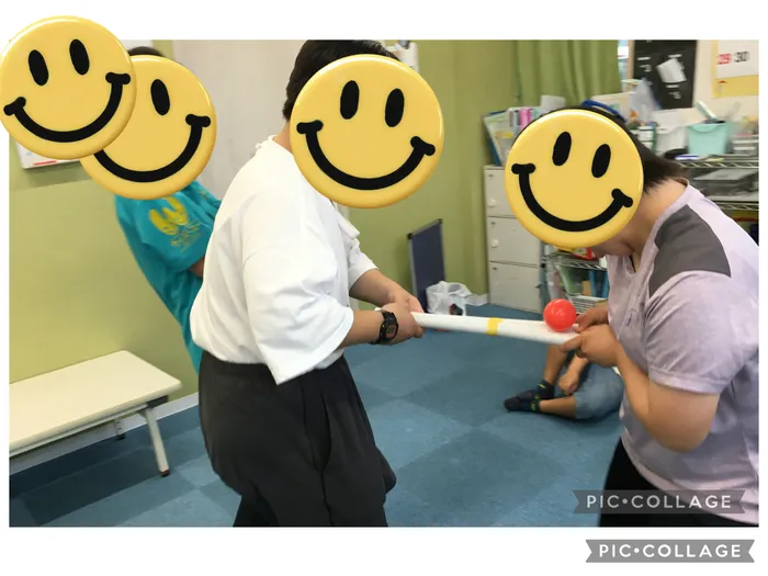 ウィズ・ユー白井/2人1組でがんばった!ボ一ル運びゲ一ム🪀✨