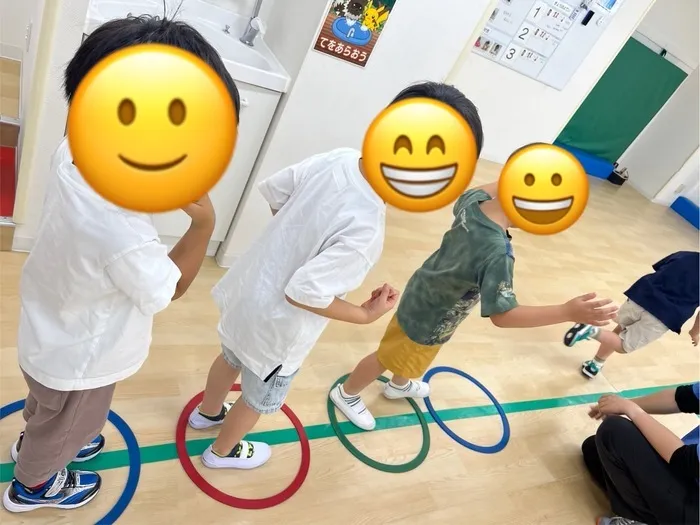 【運動療育】TAKUMI（たくみ）神戸住吉教室/輪っかで安心！順番待ちもバッチリ