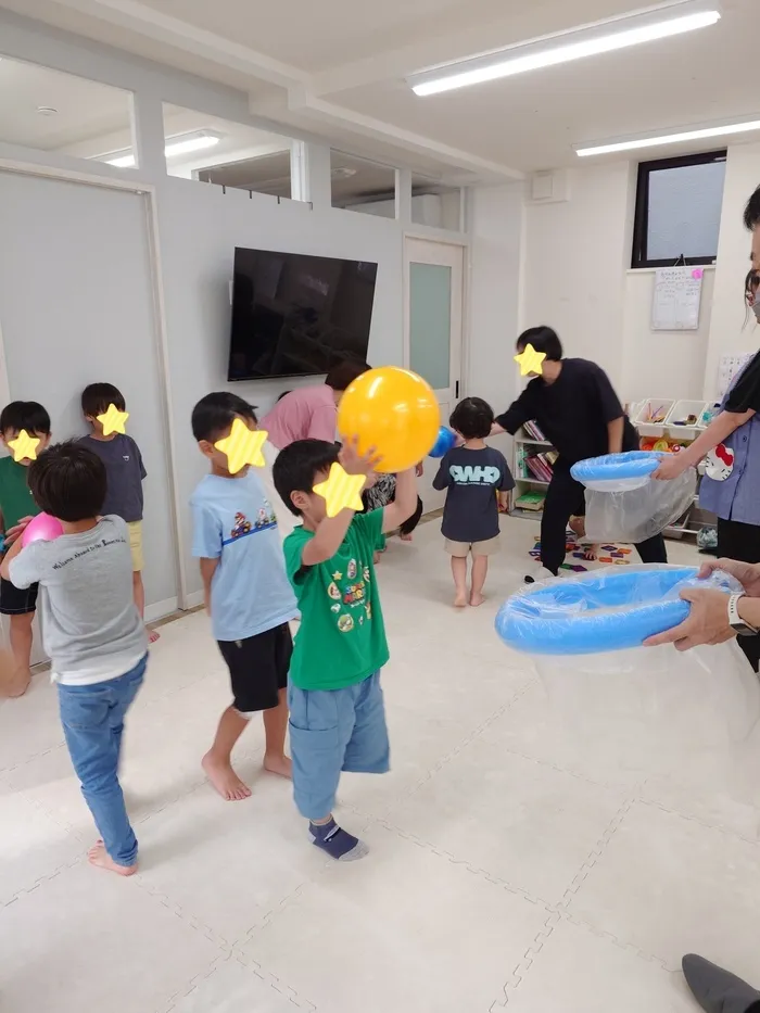 ウィズ・ユー川崎鹿島田　送迎あり　月△火〇水△木〇金〇土〇祝〇　土祝可/本日のプログラムは「バスケシュート」でした