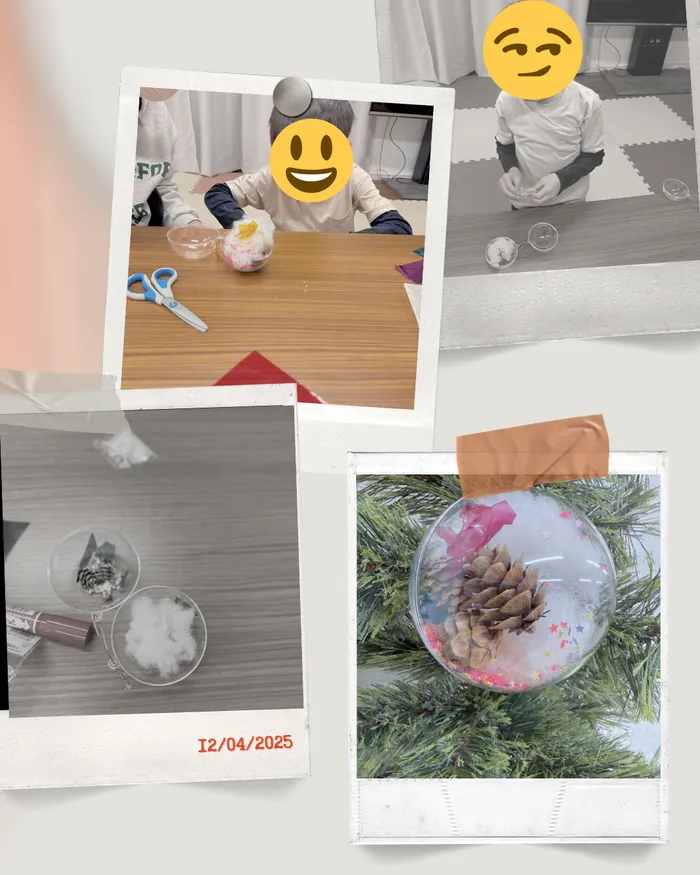 放課後等デイサービス Lily/🎄クリスマスオーナメント作りを行いました🎅✨