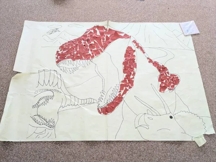 【2025年4月OPEN！】【送迎あり】　ぶりす 厚別/🦕✨【恐竜時代、壁に現る！？ちぎり絵でタイムスリップ！】✨🦖