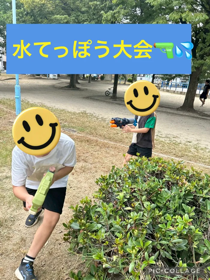 【ABA個別療育・LEGOプログラミング】BEAR KIDS （ベアキッズ）東成2号店/水鉄砲大会🔫💦