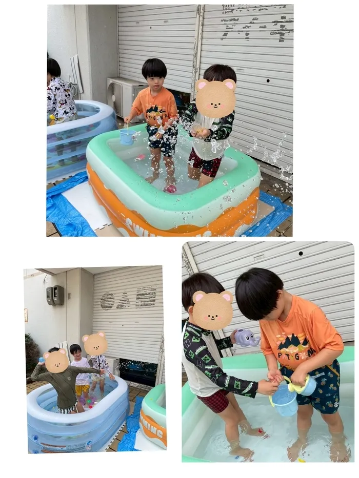 【ABA個別療育・LEGOプログラミング】BEAR KIDS （ベアキッズ）東成2号店/水遊び🏊