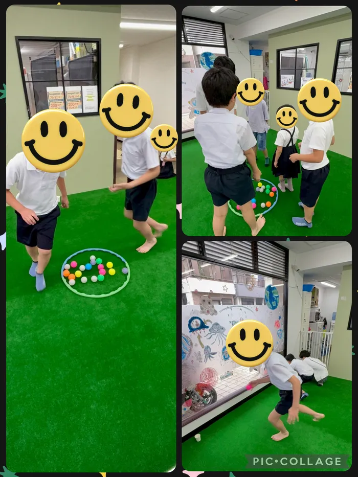 【ABA個別療育・就学前支援】BEAR KIDS （ベアキッズ）東成2号店/🎵ミュージックボール取りゲーム♩