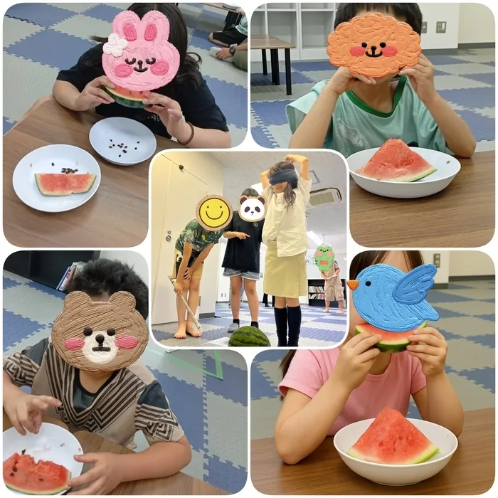【2025年4月1日新規OPEN!!】療育支援エフ　千葉中央教室/もう夏！ちょっと早いけど「スイカ割り」