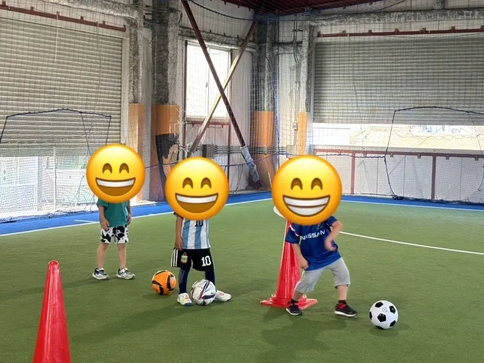 こどもサポート教室ハニカム/サッカークラスでの様子
