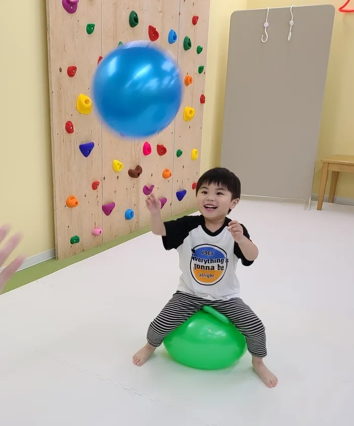  個別療育のゆめラボ上安教室/ボールキャッチしたよ🙌