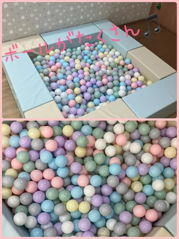 【R7.6月OPEN！】いんくるキッズ茜部教室/ボールプールが完成したよ！