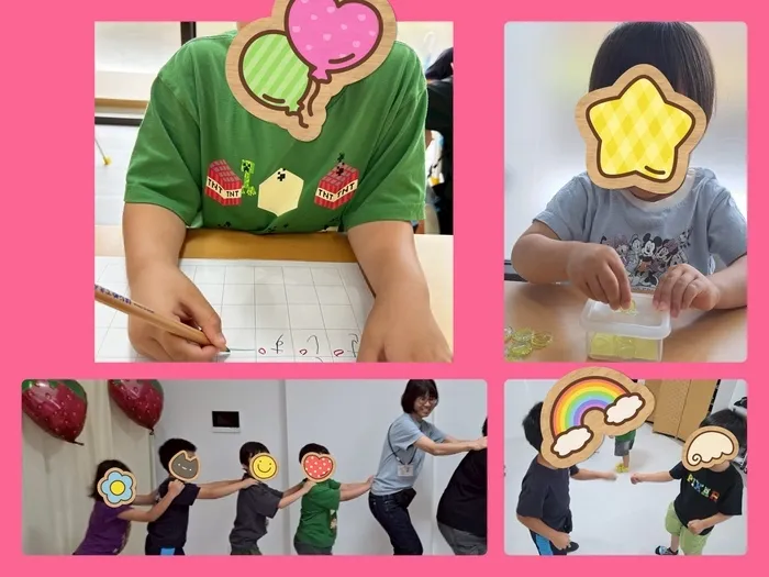 【5/1OPEN!送迎有】入園・入学準備教室クラス 市川教室/じゃんけんしたら列車だね🚃
