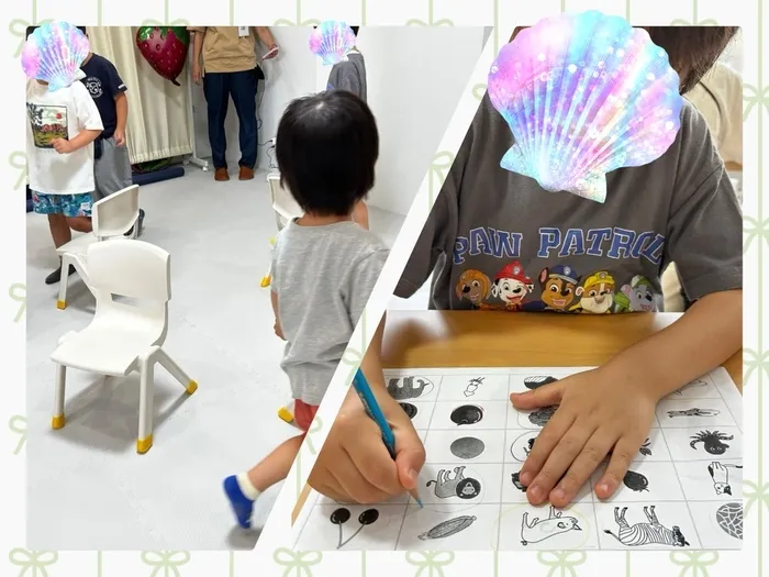 【5/1OPEN!送迎有】入園・入学準備教室クラス 市川教室/椅子の周りをくるくる…