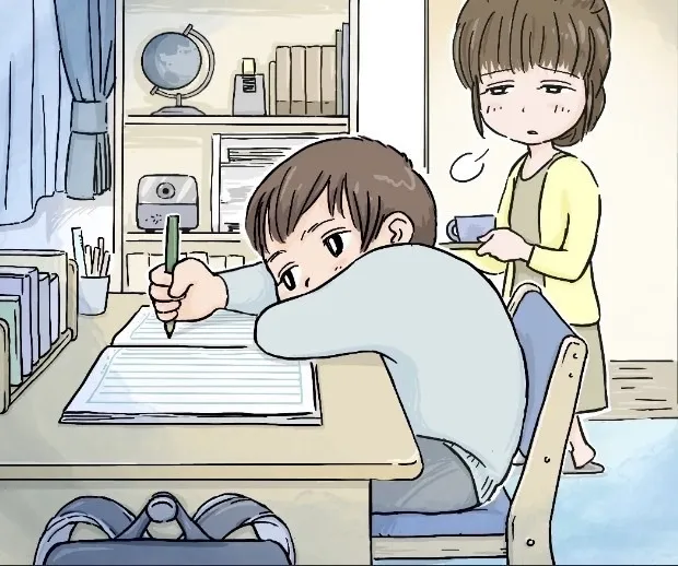 らいずキッズなかもず/肘付きは、しつけ？発達？