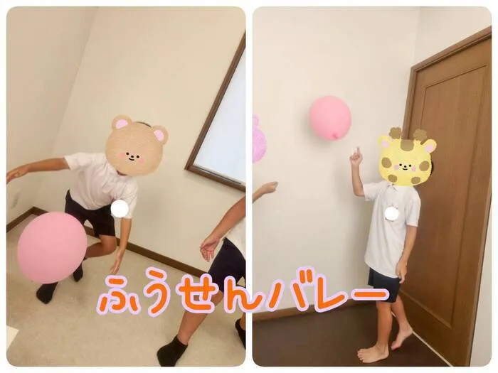 ぴーと海田駅前教室/集団活動【ふうせんバレー】