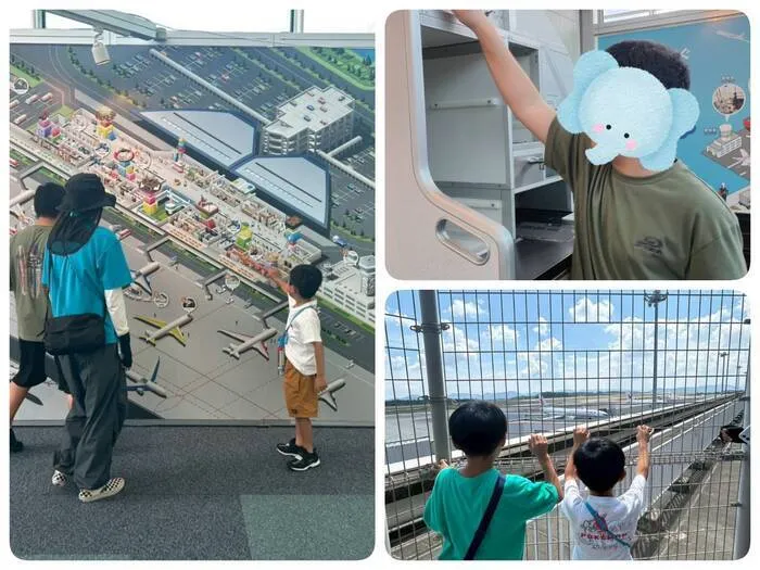 ぴーと海田駅前教室/飛行機を見に行きました！