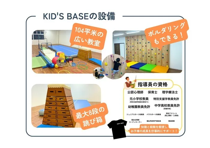 【2025年8月1日開校!空きあり!】運動療育特化型の児童発達支援・放課後等デイサービス「KID'S BASE2」/スタッフの専門性・育成環境