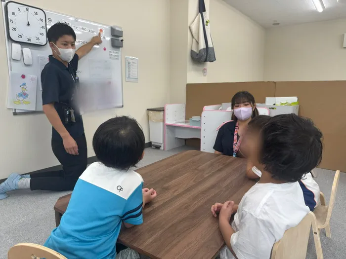 【小児言語聴覚士在籍！！】【1日預かり可！】はばたき　千葉寺教室/日常の支援風景